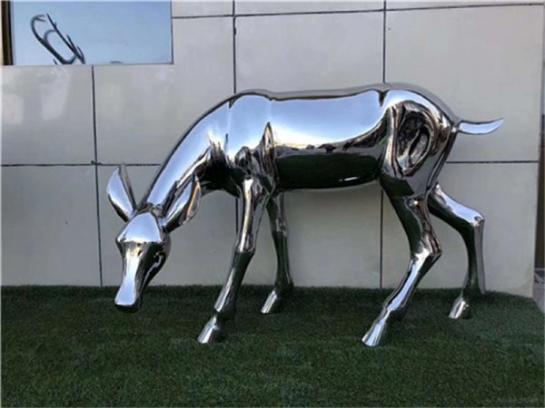 不锈钢雕塑-牛