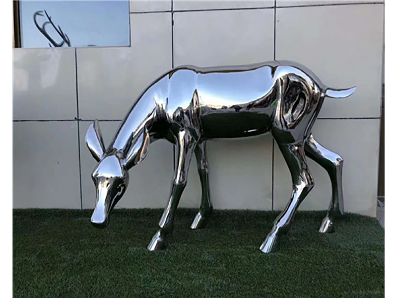 不锈钢雕塑-牛